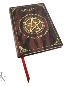 Embossed Spell Book Red 17cm