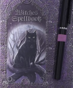 Embossed Witches Spell Book A5 Journal with Pen P6