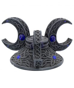Triple Moon Crystal Ball Holder 10cm