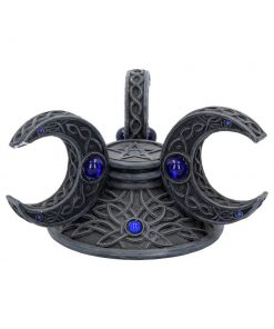 Triple Moon Crystal Ball Holder 10cm