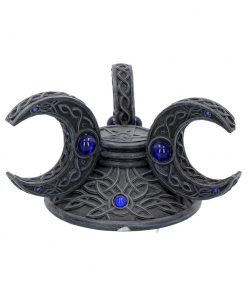 Triple Moon Crystal Ball Holder 10cm