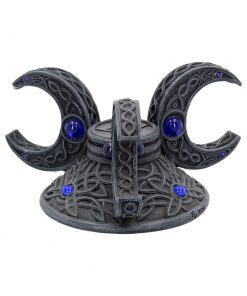 Triple Moon Crystal Ball Holder 10cm