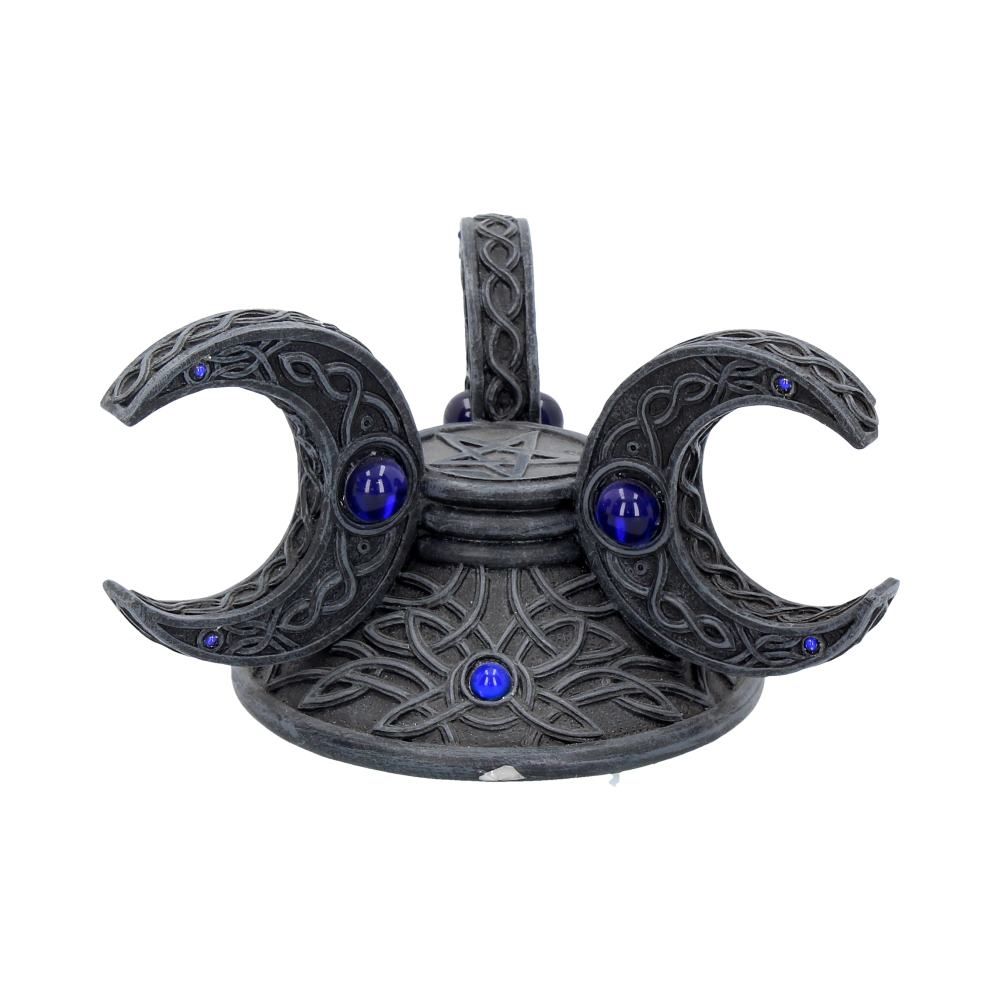 Triple Moon Crystal Ball Holder 10cm 1 Triple Moon Crystal Ball Holder 10cm