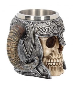 Viking Skull Tankard 19cm