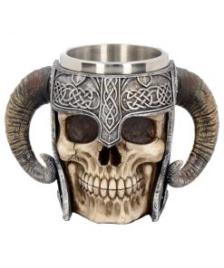 Viking Skull Tankard 19cm