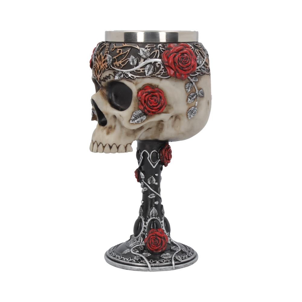 Gothic Roses Goblet 18cm 2 Gothic Roses Goblet 18cm