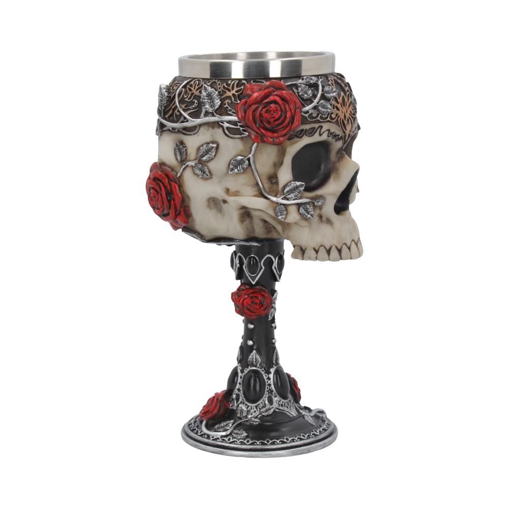 Gothic Roses Goblet 18cm 6 Gothic Roses Goblet 18cm