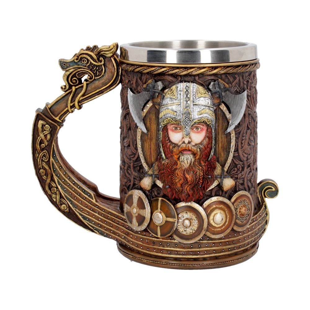 Drakkar Viking Tankard 15cm 2 Drakkar Viking Tankard 15cm