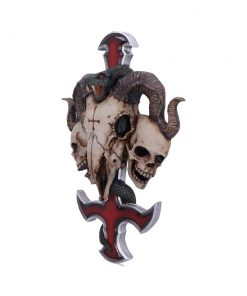 Devils Cross Wall Plaque (JR) 30.5cm