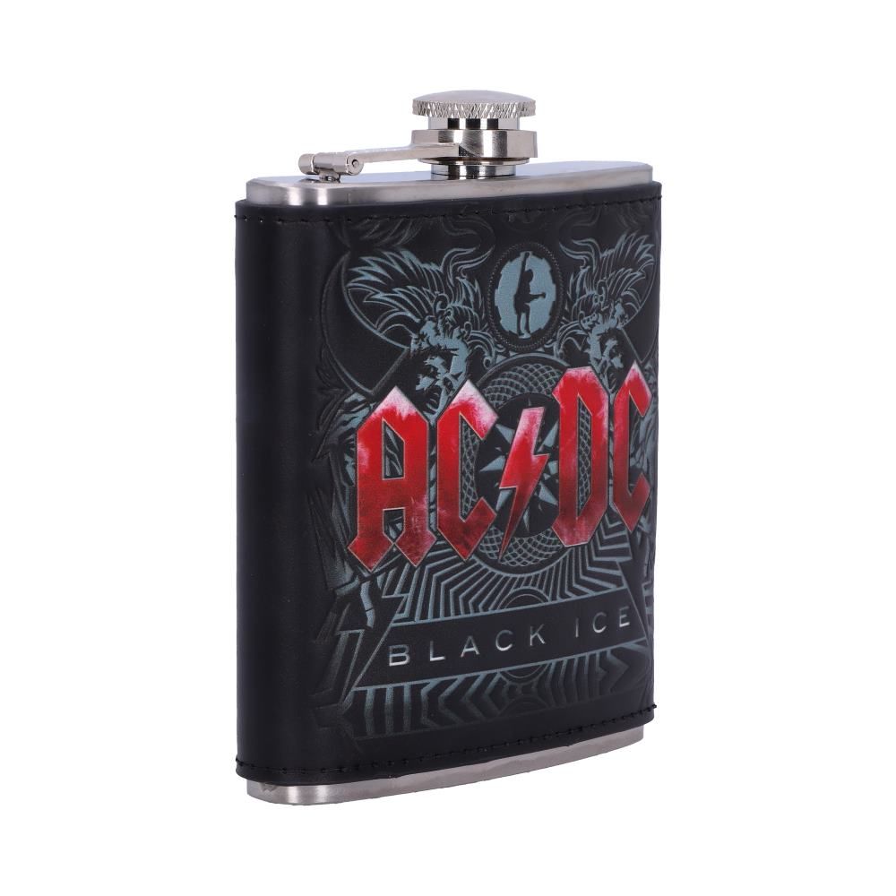 ACDC Black Ice Hip Flask 4 ACDC Black Ice Hip Flask
