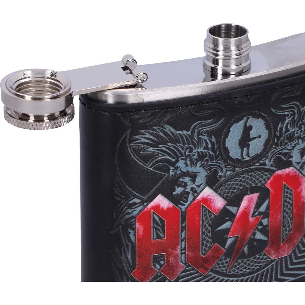 ACDC Black Ice Hip Flask 6 ACDC Black Ice Hip Flask