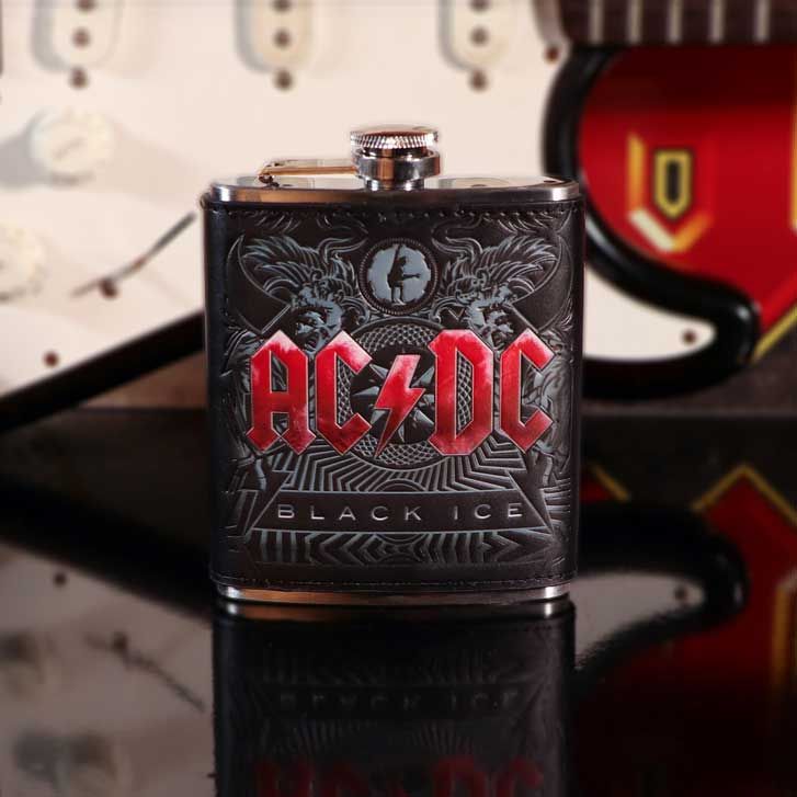 ACDC Black Ice Hip Flask 7 ACDC Black Ice Hip Flask
