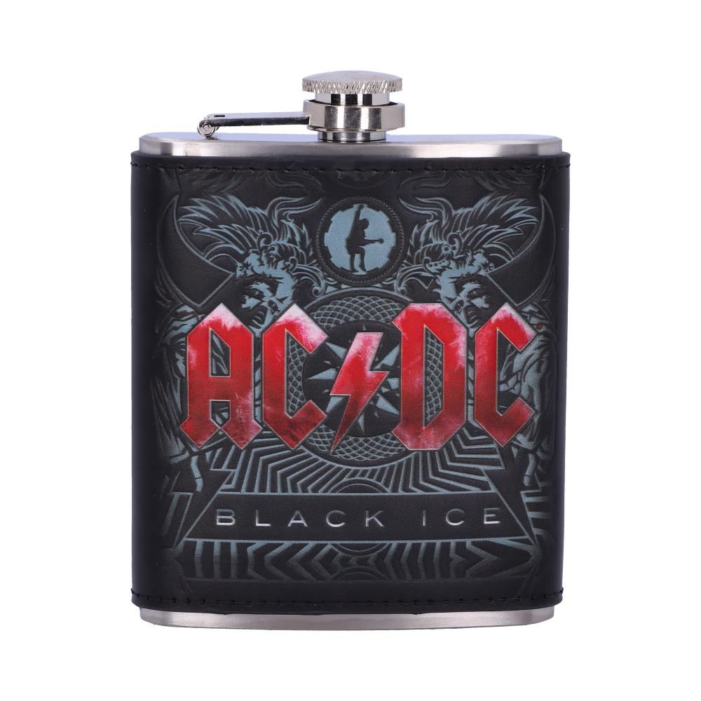 ACDC Black Ice Hip Flask 1 ACDC Black Ice Hip Flask