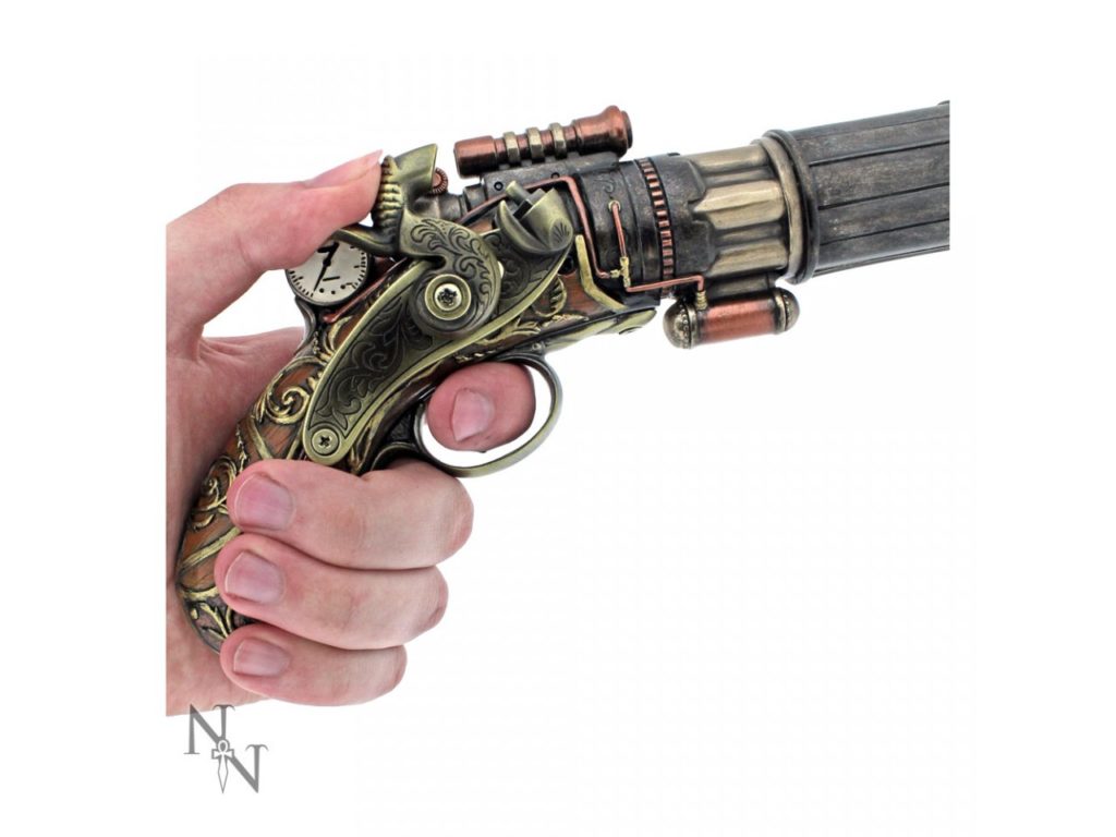 Nock's HighPowered Steampunk Steam Gun 22.5cm INFINITUM
