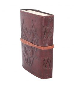 Double Dragon Leather Embossed Journal 12.5 x 18cm