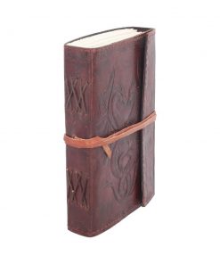 Double Dragon Leather Embossed Journal 12.5 x 18cm
