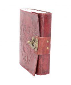 Double Dragon Leather Embossed Journal & Lock