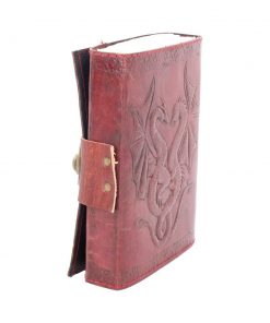 Double Dragon Leather Embossed Journal & Lock