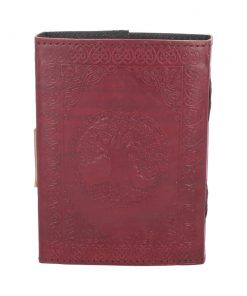 Tree Of Life Leather Journal w/lock 13 x 18cm