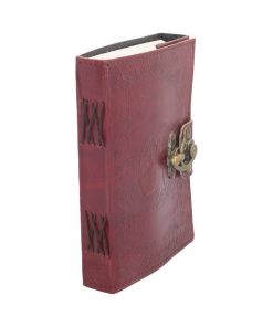 Tree Of Life Leather Journal w/lock 13 x 18cm