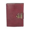 Tree Of Life Leather Journal w/lock 13 x 18cm