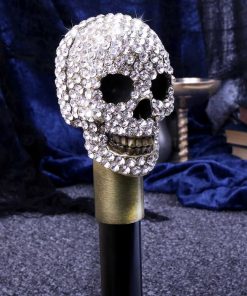 Jewelled Grin Swaggering Cane 95cm