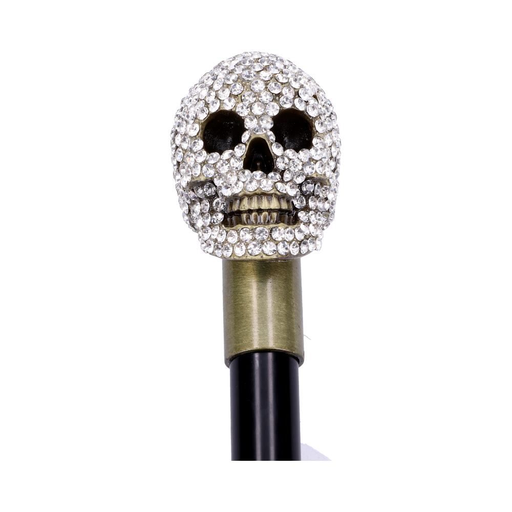 Jewelled Grin Swaggering Cane 95cm 1 Jewelled Grin Swaggering Cane 95cm