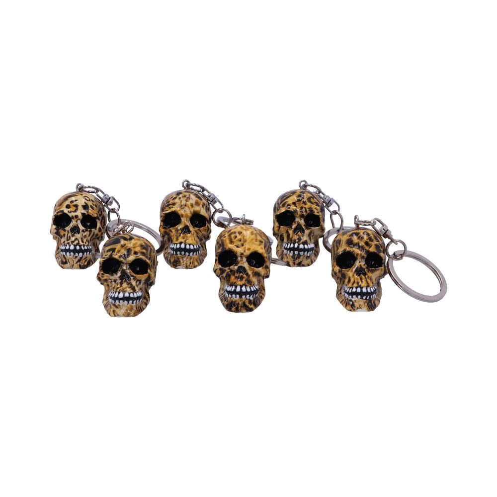 Wild Keyrings (Set of 6) 5cm 1 Wild Keyrings (Set of 6) 5cm