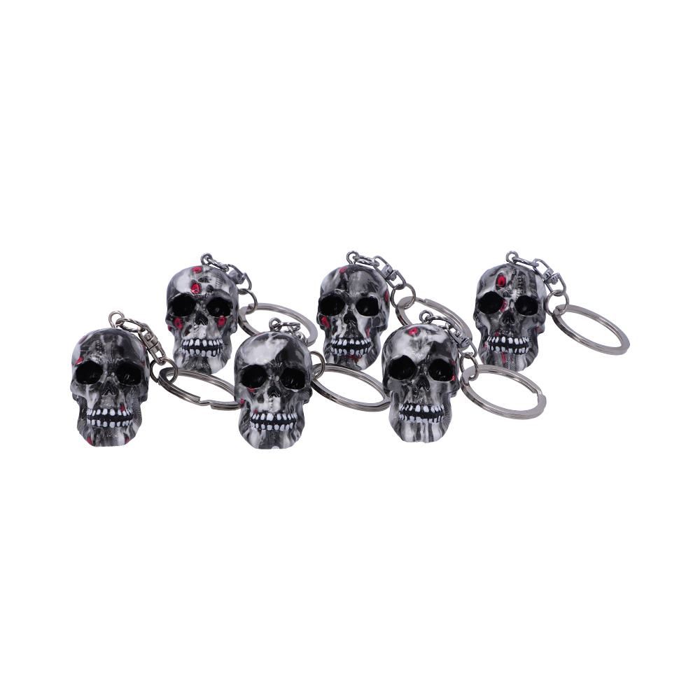 Bloodshot Keyrings (Set of 6) 5cm 1 Bloodshot Keyrings (Set of 6) 5cm