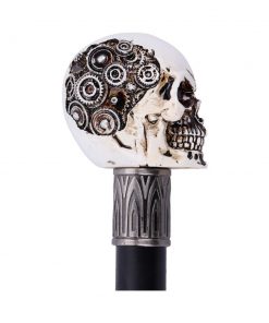 Clockwork Cranium Swaggering Cane 78cm
