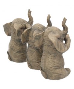 Three Wise Elephants 16cm
