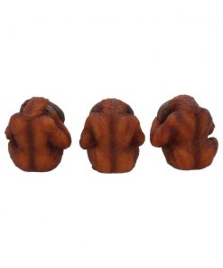 Three Wise Orangutans 10.5cm