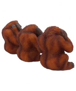 Three Wise Orangutans 10.5cm