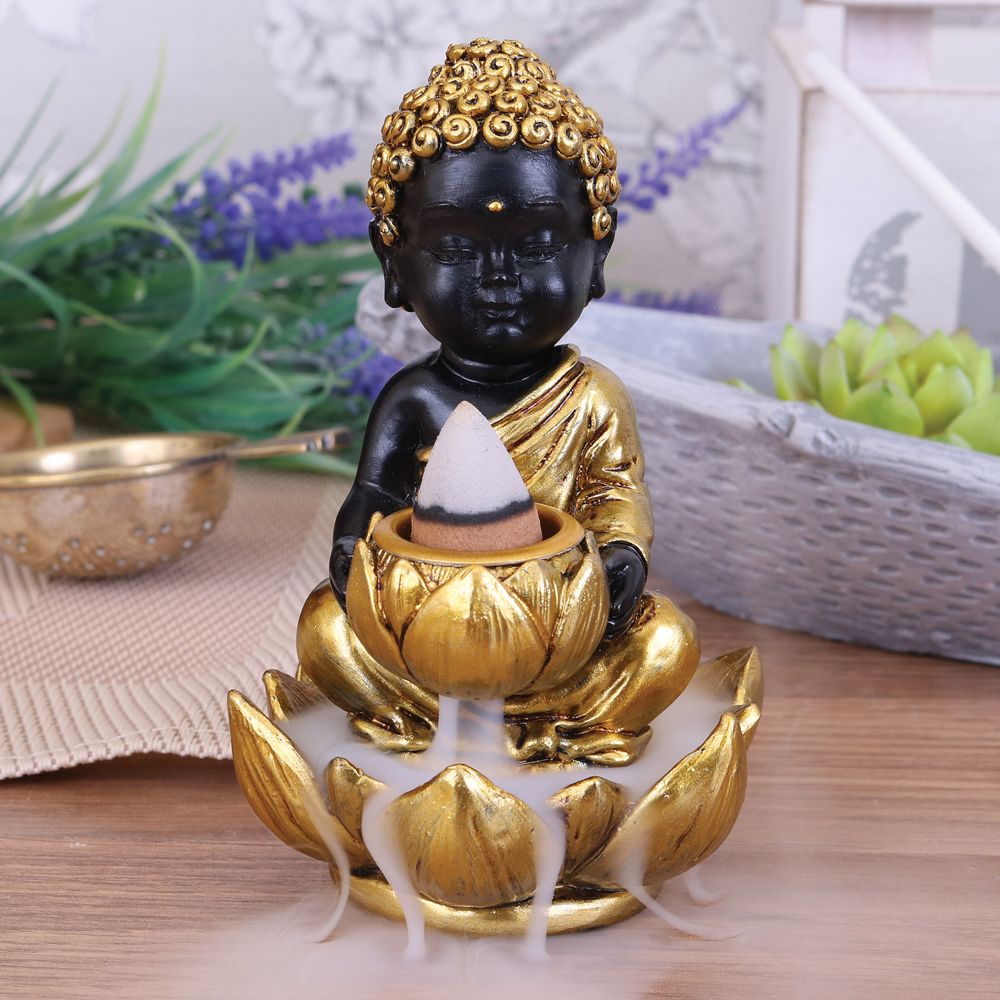 Baby Buddha Backflow Incense Burner 10 Baby Buddha Backflow Incense Burner 10.3cm