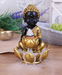 Baby Buddha Backflow Incense Burner 10.3cm