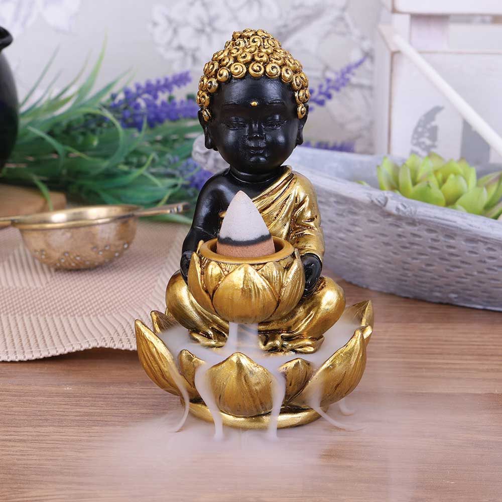 Baby Buddha Backflow Incense Burner 10 Baby Buddha Backflow Incense Burner 10.3cm