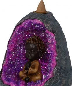 Zen Geode Backflow Incense Burner 14.5cm