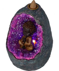 Zen Geode Backflow Incense Burner 14.5cm