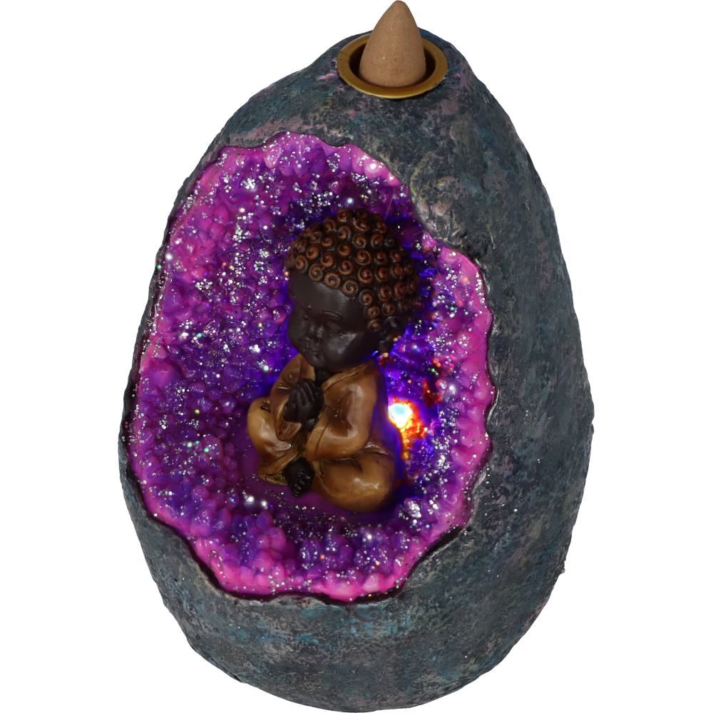 Zen Geode Backflow Incense Burner 14 Zen Geode Backflow Incense Burner 14.5cm