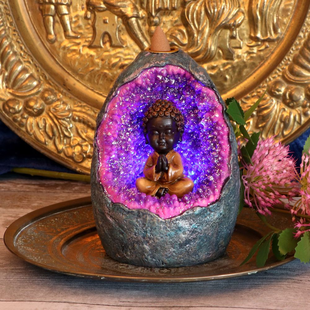 Zen Geode Backflow Incense Burner 14 Zen Geode Backflow Incense Burner 14.5cm