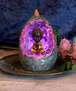 Zen Geode Backflow Incense Burner 14.5cm