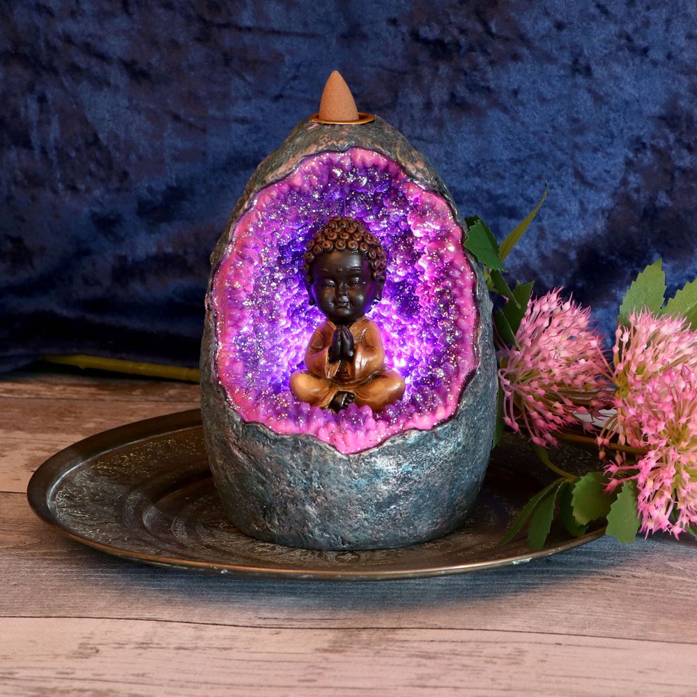 Zen Geode Backflow Incense Burner 14 Zen Geode Backflow Incense Burner 14.5cm