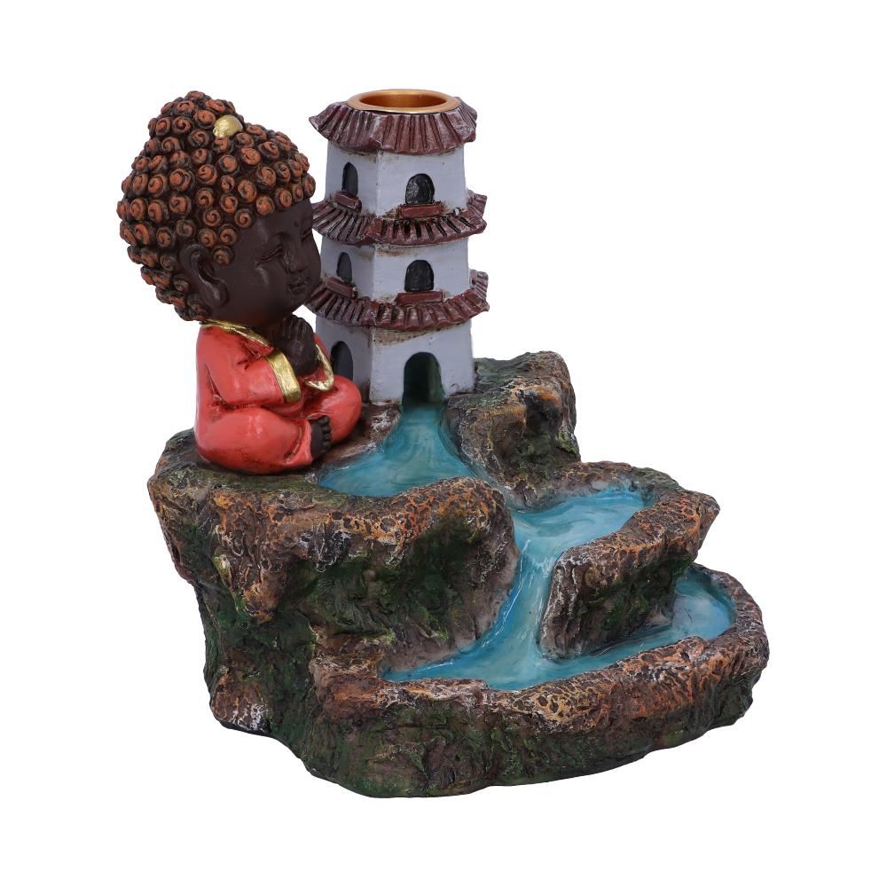 Zen Temple Backflow Incense Burner 13cm 3 Zen Temple Backflow Incense Burner 13cm