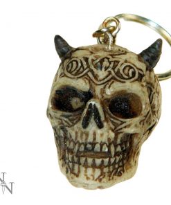 Skull Keyrings (3cm) (Pack of 6)