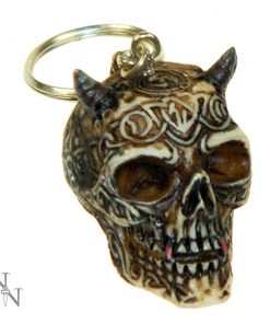 Skull Keyrings (3cm) (Pack of 6)