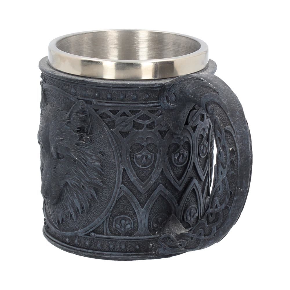 Night Wolf Tankard 15 Night Wolf Tankard 15.4cm