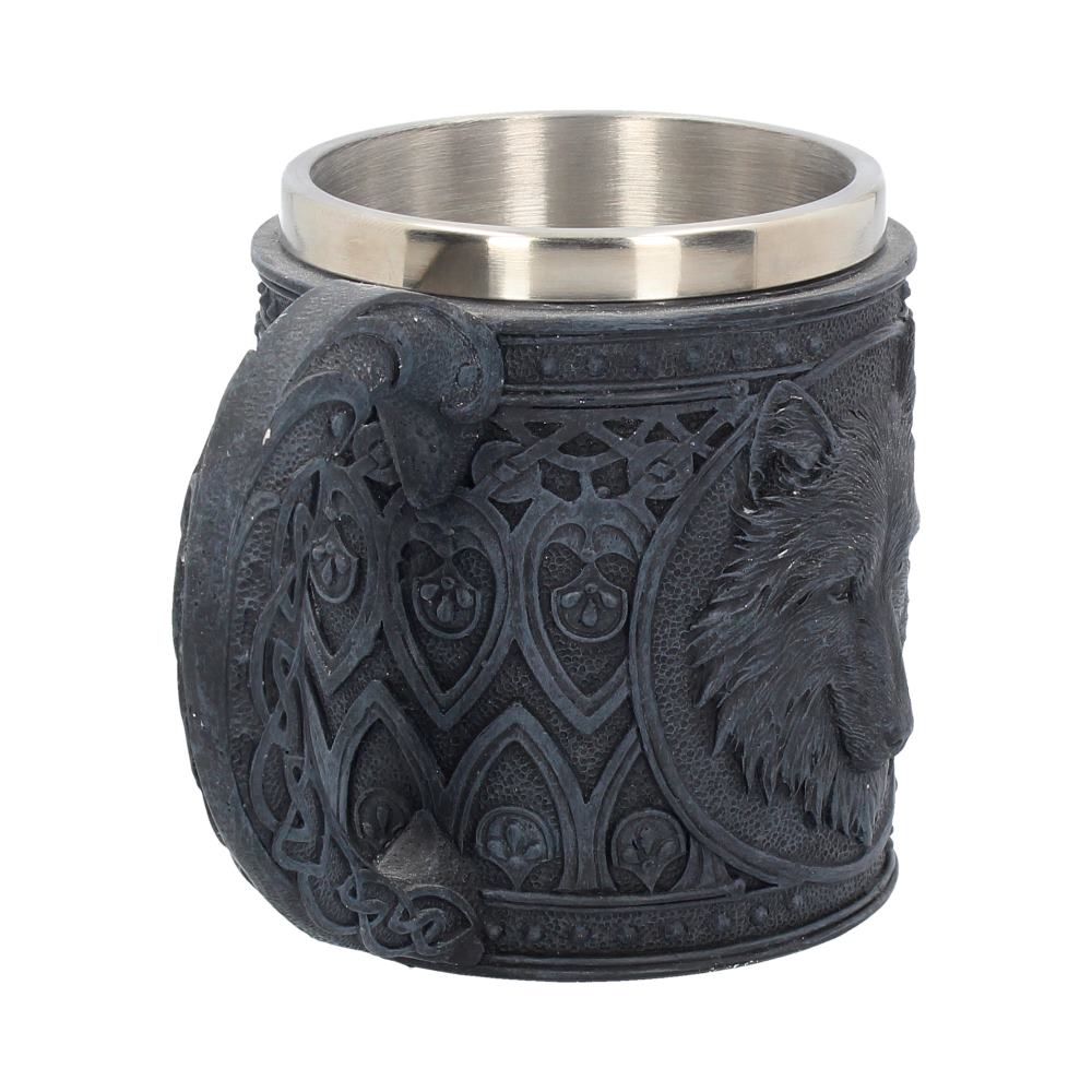 Night Wolf Tankard 15 Night Wolf Tankard 15.4cm