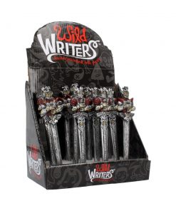 Wild Writers Knight Pens 16cm (Display of 12)
