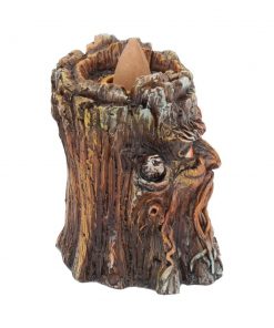 Aged Oak Backflow Incense Burner 8.5cm