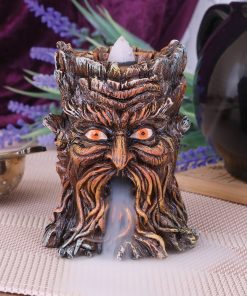 Aged Oak Backflow Incense Burner 8.5cm